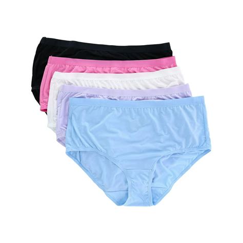 Stock up on these wardrobe essentials with our convenient 10 pack Fit for Me by Fruit of the Loom Solid Print Everyday Hi-Cut Panty (Women's Plus) 10 pack. . Fit for me underwear walmart
